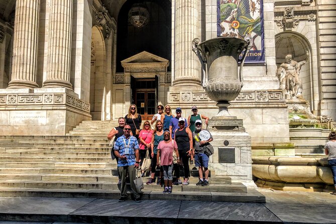 1 Hour Morning Walking Tour in Times Square NYC - New York Public Library: Italian marble statues and Ghostbusters lore