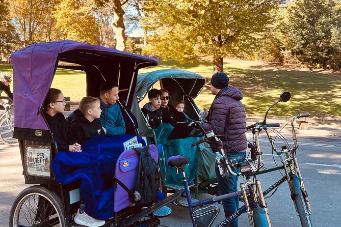 1 or 2 hour Central Park Pedicab Tour. - Key takeaways