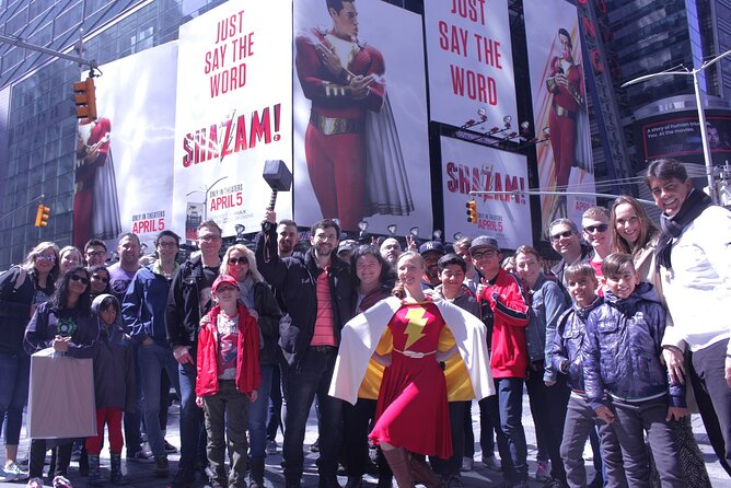 2.5 Hour Private Super Tour of NYC: Heroes! Comics! More! - Times Square: superhero filming spots without losing your whole day