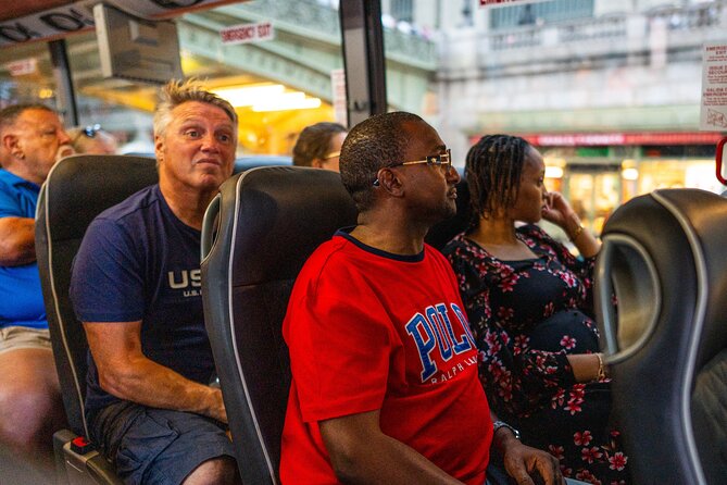 3 Hour Luxury Bus Tour of NYC Night Highlights - Plaza Hotel, Fifth Avenue, and the Rockefeller Center area