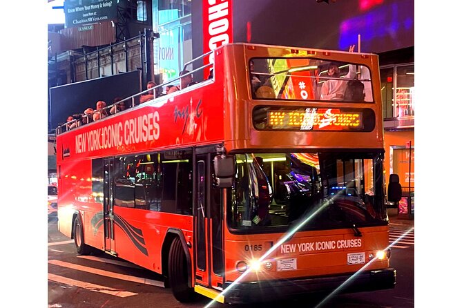 75-Minutes NYC Sightseeing Night Double Decker Bus Tour - What This Night Route Really Shows You (Midtown to Lower Manhattan)