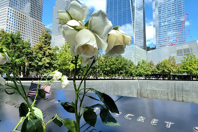 9/11 Memorial at World Trade Center and Financial District Walking Tour - Liberty Park and the Koenig Sphere: a symbol you can read after the tragedy