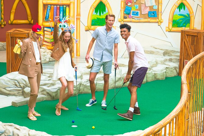 American Dream Angry Birds Indoor Mini Golf Ticket - Angry Birds Mini Golf at American Dream: the big idea