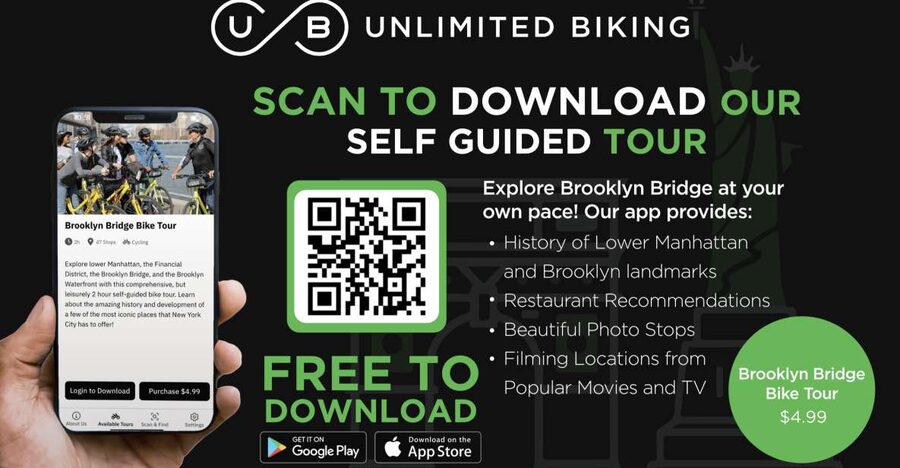 Brooklyn Bridge Self-guided Bike Tour App - Audio + Written - Key things I liked about this Brooklyn Bridge app tour