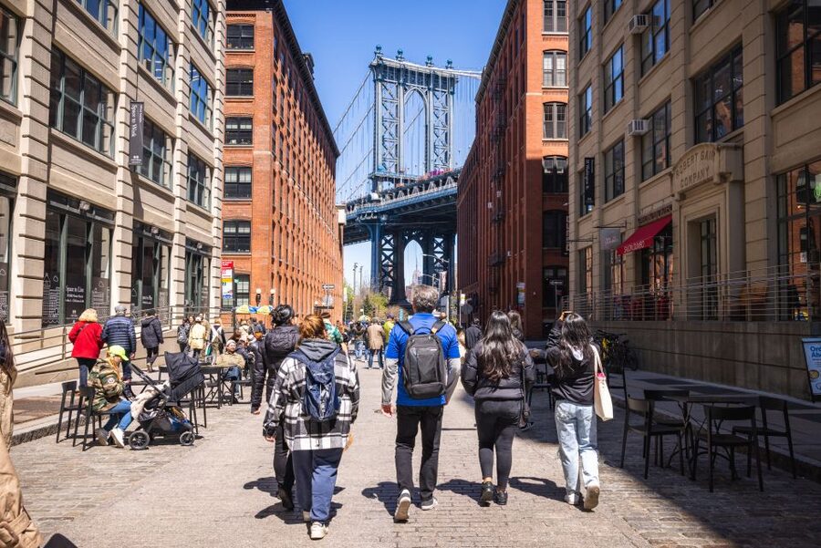 Brooklyn Food Tour: Heights, DUMBO & Bridge Views - DUMBO Archway and cobblestones: the viewpoints end, but the energy doesn’t