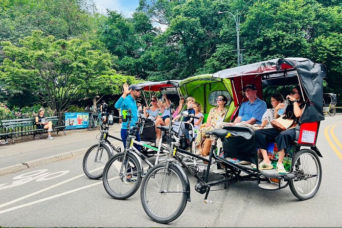 Central Park 2 - Hours Private Pedicab Guided Tour - Getting on at 1411 6th Ave: private ride, easy access, real comfort