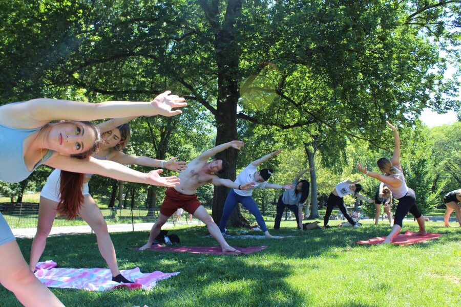 Central Park: Highest Rated Yoga Class in New York City! - Why Central Park yoga by Sheep Meadow is such a good idea