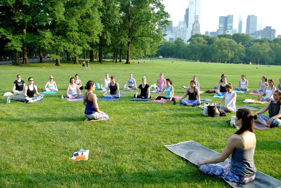 Central Park, New York: Yoga Classes in the park since 2012 - Traditional + Modern Teaching Cues You Can Reuse