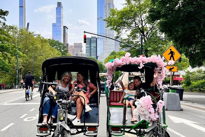 Central Park Pedicab Guided Tour - The ride length and meeting point you should plan around