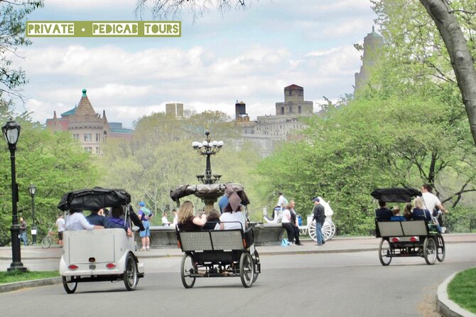 Central Park Pedicab Guided Tours - 1, 1.5 & 2Hrs - Strawberry Fields and the Alice in Wonderland Statue Up Close