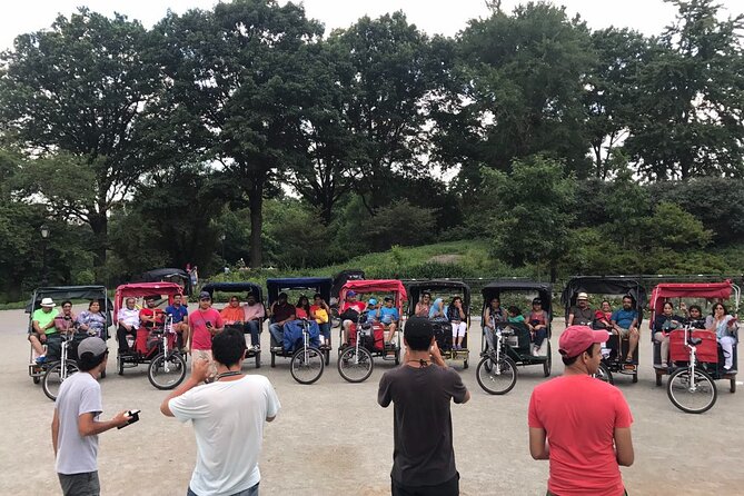 Central Park Pedicab Tour with Guide - Bethesda Fountain, Literary Walk, and Bow Bridge: the cinematic trio