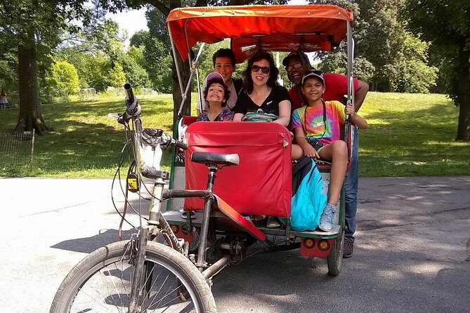 Central Park Pedicab Tours with New York Pedicab Services - Conservatory Water and Loeb Boathouse: park ponds, model sails, and views