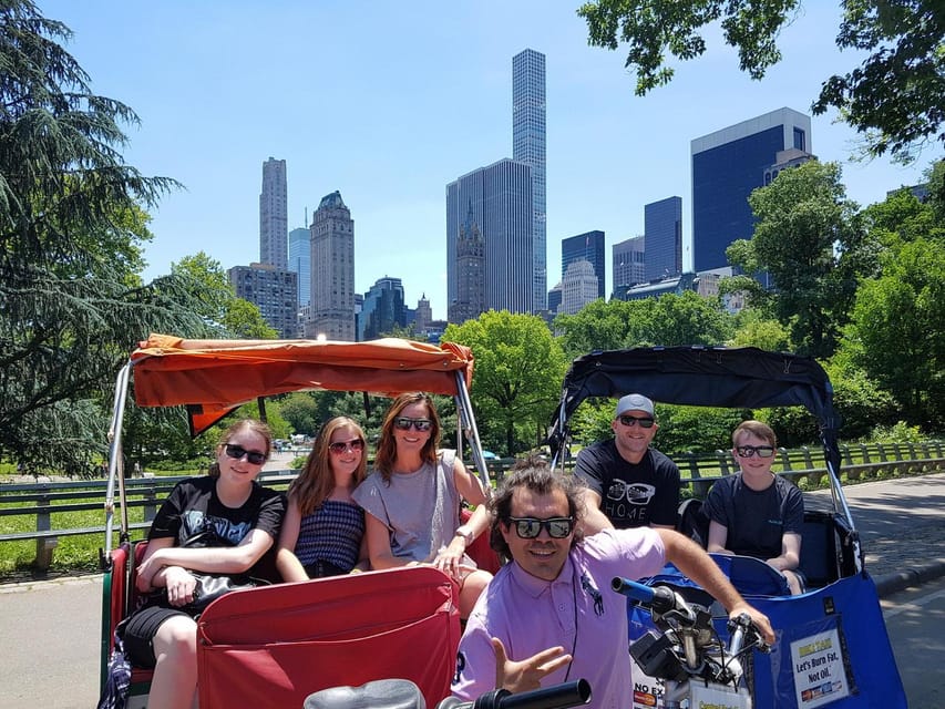 Central Park Pedicab Tours with New York Pedicab Services - Pedicab logistics that affect comfort: seats, weight, and “private group” expectations