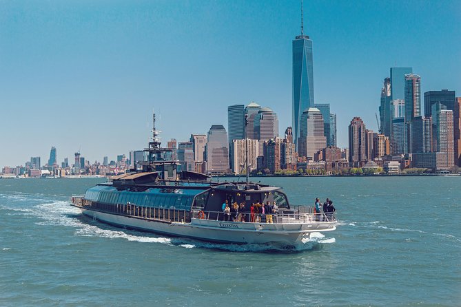 City Cruises New York Bateaux Premier Lunch Cruise - The glass-enclosed deck: skyline views without turning into an icicle