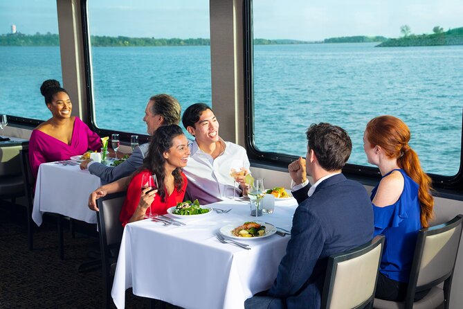 City Cruises New York Signature Lunch Cruise - The Spirit of New York vibe: DJ music, tables, and real “in the moment” NYC