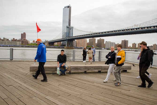 DUMBO Brooklyn Food and Culture Tour - Fulton Ferry Landing: The Brooklyn Bridge Building Story
