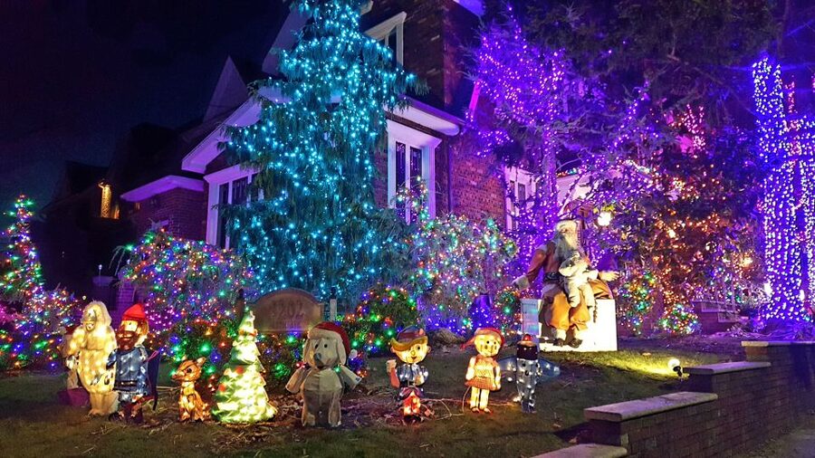 Dyker Heights Holiday Lights - The core experience: guided photo stops on the Dyker Heights blocks