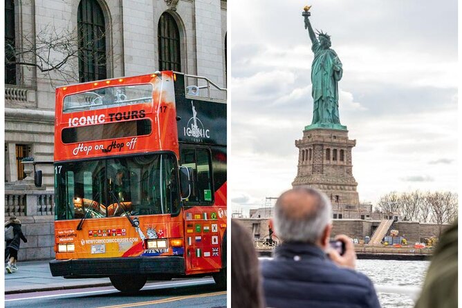 Express Sightseeing Bus Tour with Statue of Liberty Cruise Combo - Greenwich Village energy and SoHo streets with cobblestone charm