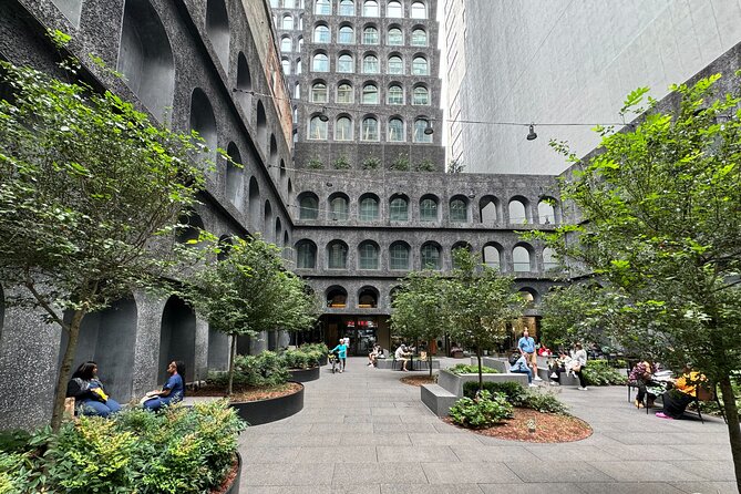 Financial District NYC Architecture Walking Tour - One Chase Manhattan Plaza and its public-facing modernism