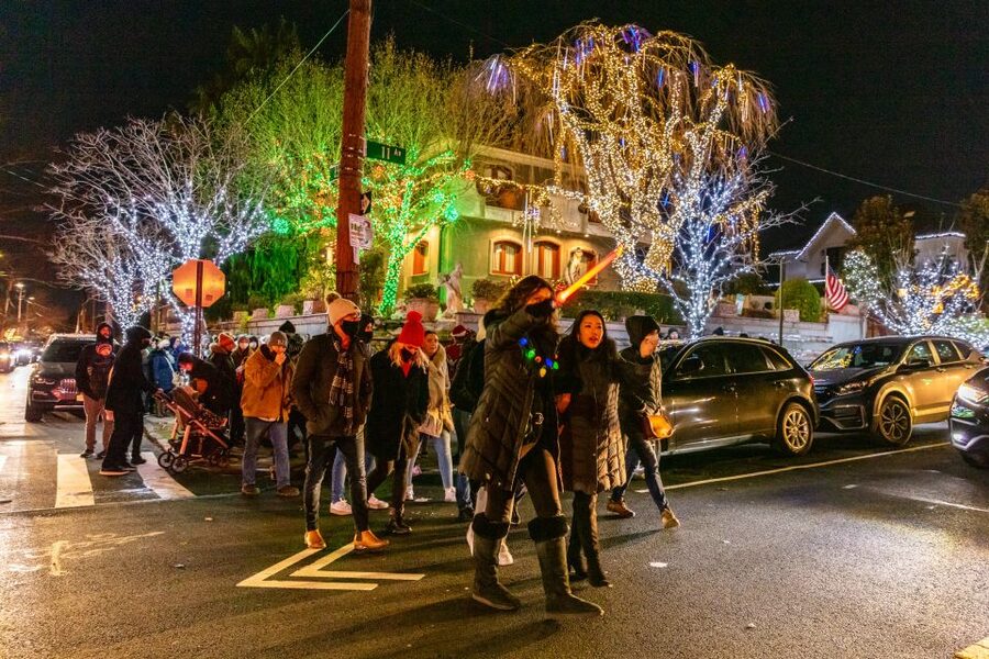 From Manhattan: 4-Hour Dyker Heights Holiday Lights Bus Tour - Lucy Spata’s 1980s start: the story behind the spectacle