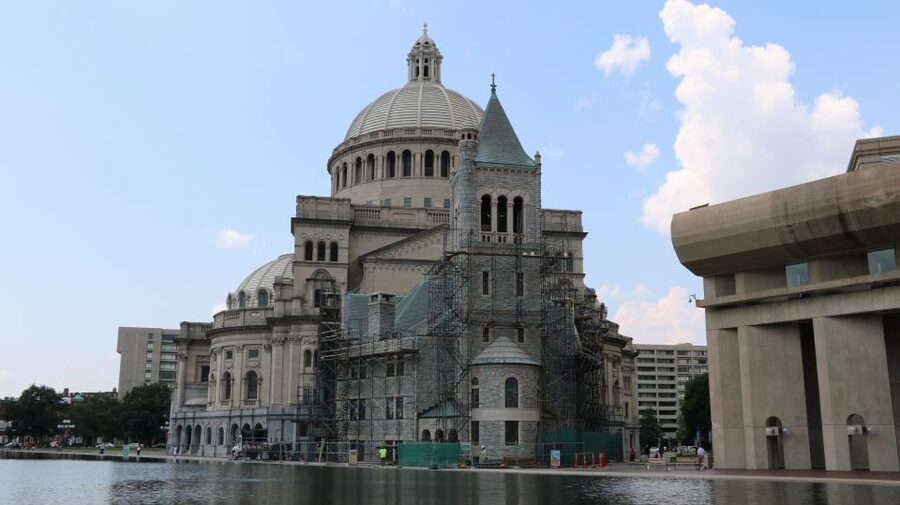 From NYC: Boston, Cambridge & Freedom Trail Day Tour - Churches, Mass Ave, and Back Bay: buildings that look like they have stories