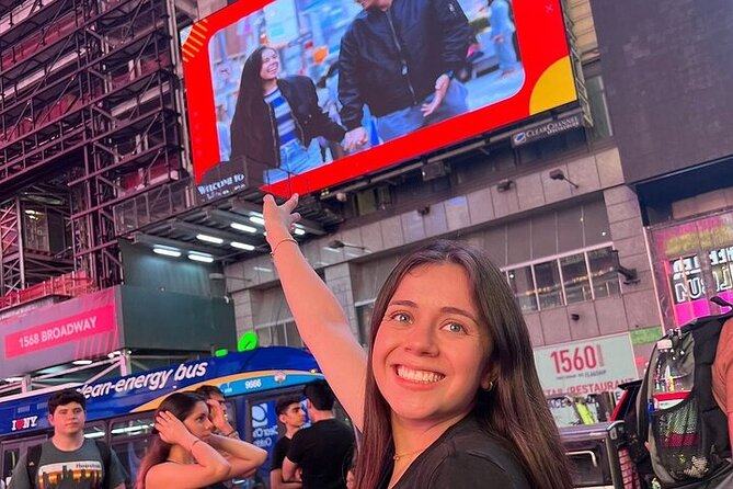 Get Your 15 Seconds of Fame on a Times Square Billboard in NYC! - Key points at a glance