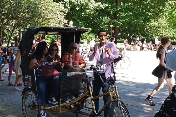 Guided Tour inside Central Park with Pedicab - Key things to know before you go