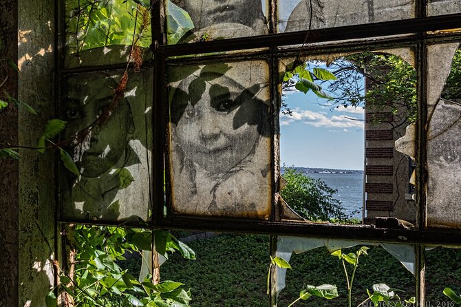 Hard Hat Tour of the Abandoned Ellis Island Hospital Complex - Unframed by JR: art you feel in your stomach