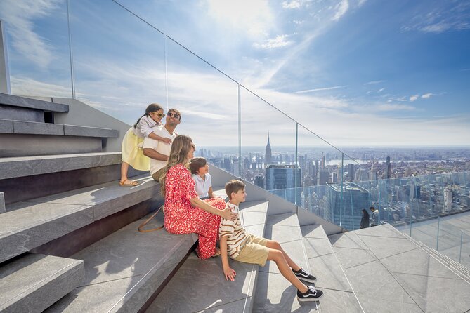 High Line, Chelsea and Hudson Yards Tour with Edge Entry Option - The Edge Observatory: 1,131 feet up, glass floor, and angled views