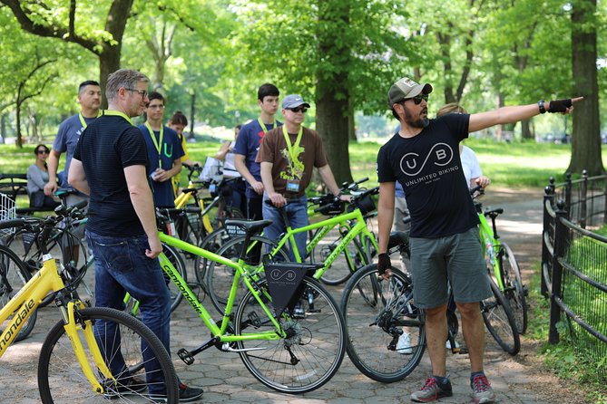 Inside Central Park Bike Tour - Bikes, helmets, and the e-bike option (so you can focus on the ride)