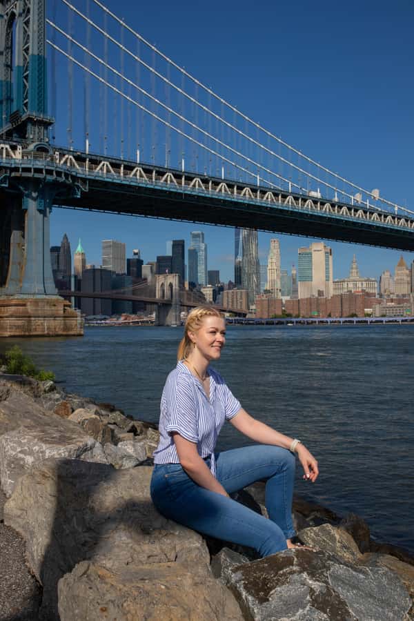 Instagram tour of New York with a private photographer - Brooklyn Bridge Framing Without the Stress
