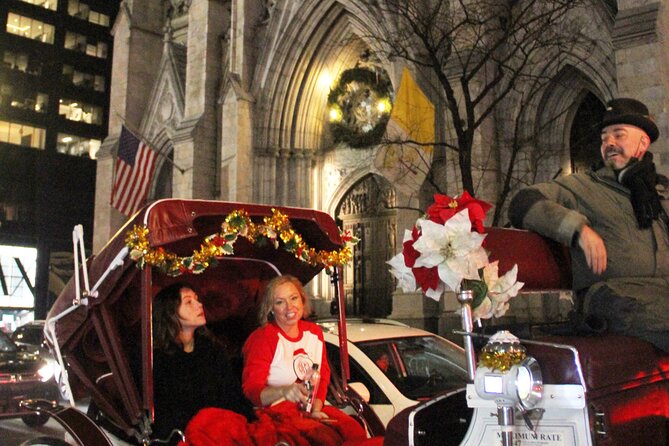 Magical Evening Horse-Drawn Carriage through NYC (65 min) - Stop 1: Saks Fifth Avenue and the Photo-Friendly 5th Avenue Feel