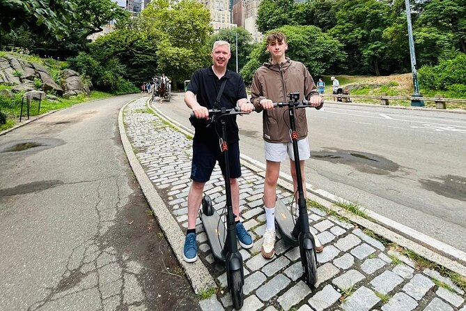 New York Central Park Guided Electric Scooter Tour - SummerStage and the Reservoir: performance season energy to running-loop views