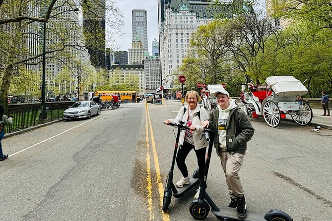 New York Central Park Guided Electric Scooter Tour - Meeting at 1794 Broadway: start strong with Columbus Circle energy