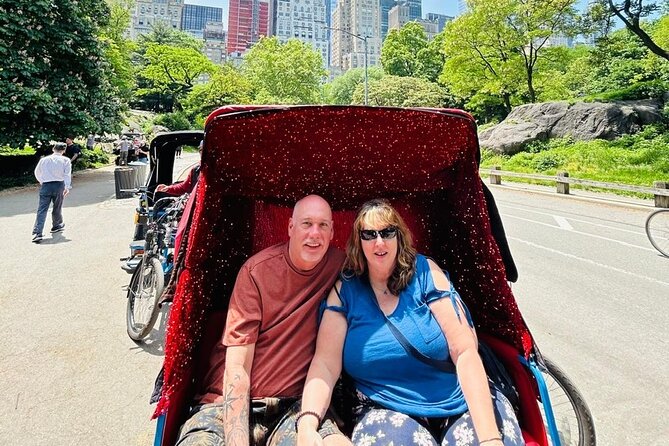 New York Central Park Guided Pedicab Tour - The Dairy Visitor Center, Umpire Rock, and the view breaks