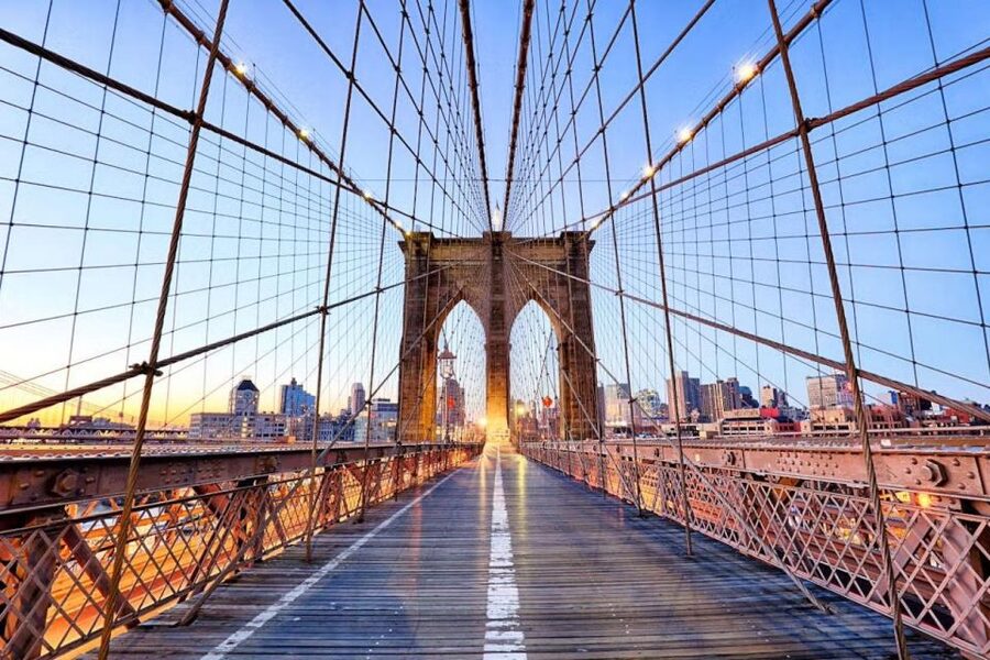 New York City: Brooklyn Bridge and Dumbo Walking Tour - Dumbo intro: Down Under the Manhattan Bridge Overpass in real life