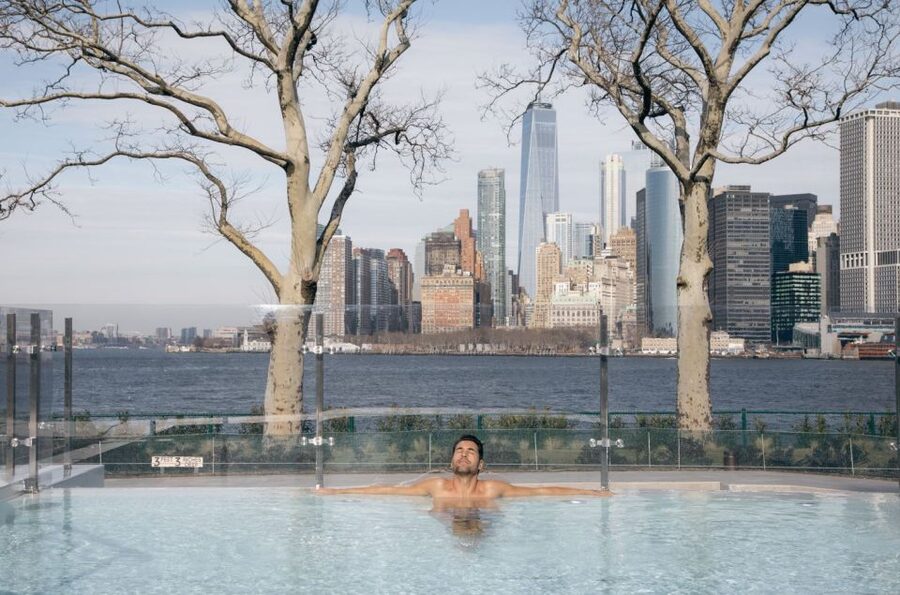 New York City: Entry Ticket to QC NY Spa on Governors Island - Casa QC Bistro: eating on the island, without breaking the spa rules