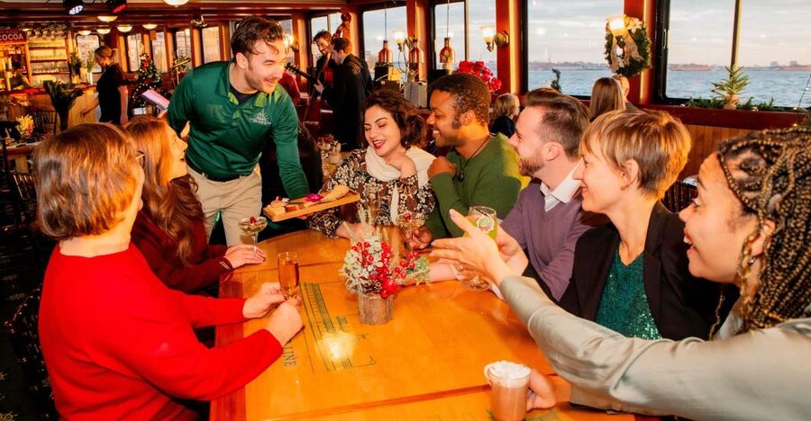 New York City: Holiday Jazz Classic Motor Yacht Cruise - What’s Included: Cookies Plus One Complimentary Drink