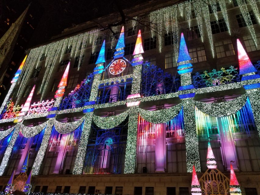 New York City: Holiday Lights Extravaganza Walking Tour - Bank of America Winter Village at Bryant Park: 45 minutes to shop (not just browse)