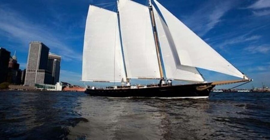 New York City Lights Schooner Sail - Manhattan Skyline After Dusk: Your Moving Viewing Platform