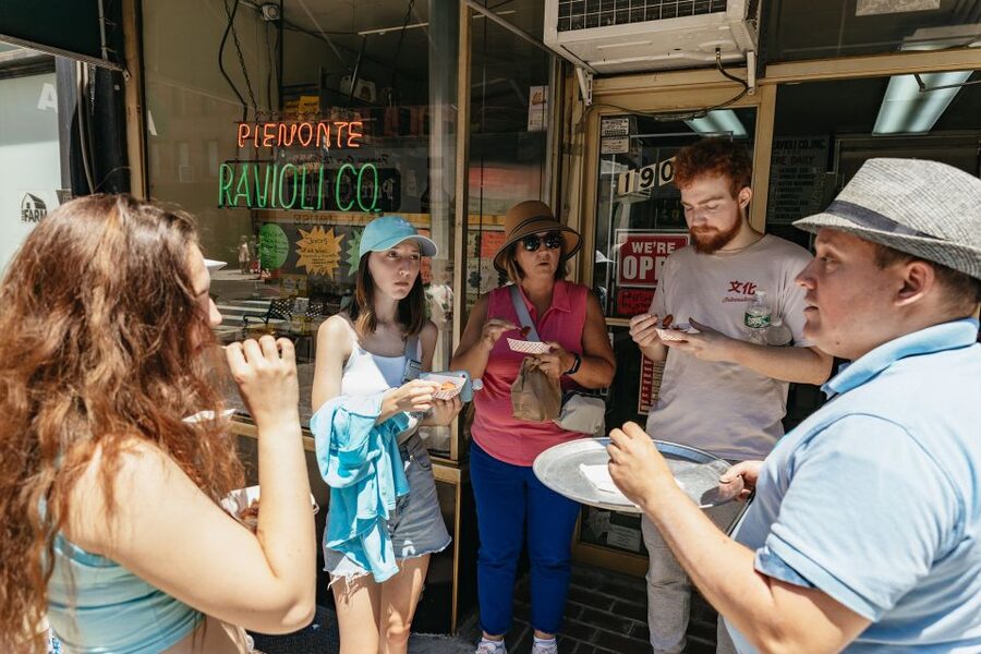 New York City: Little Italy Italian Food Tasting Tour - St. Patrick’s Cathedral peek: why a church matters on an Italian food walk