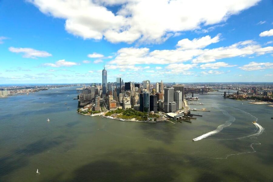 New York City Night Skyline Tour by Helicopter - Inside the helicopter: panoramic views with headset realities
