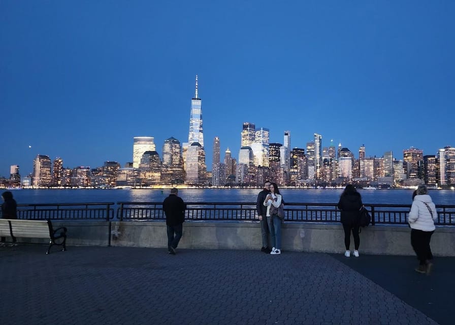 New York City Night Views - A panoramic hop-on-hop-off tour - One World Trade Center passes, then a real moment at the Empty Sky Memorial