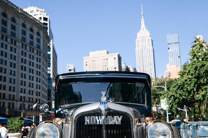 New York City Private Vintage Car Tour and Wine Tasting - Midtown in a 1920s–1930s vintage car (with modern comfort)