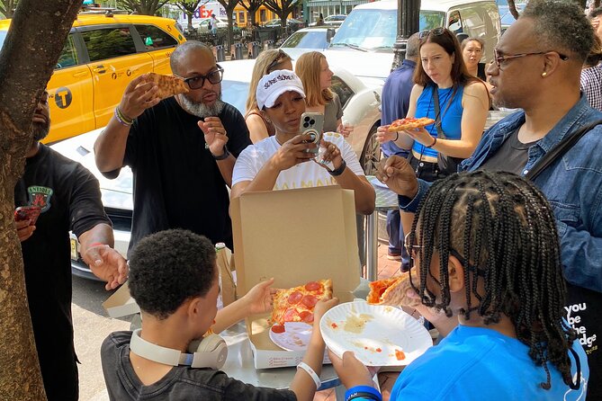 New York City's Best Pizza tour - Stop 5, 35 Downing St: square slice lore (Detroit style energy)