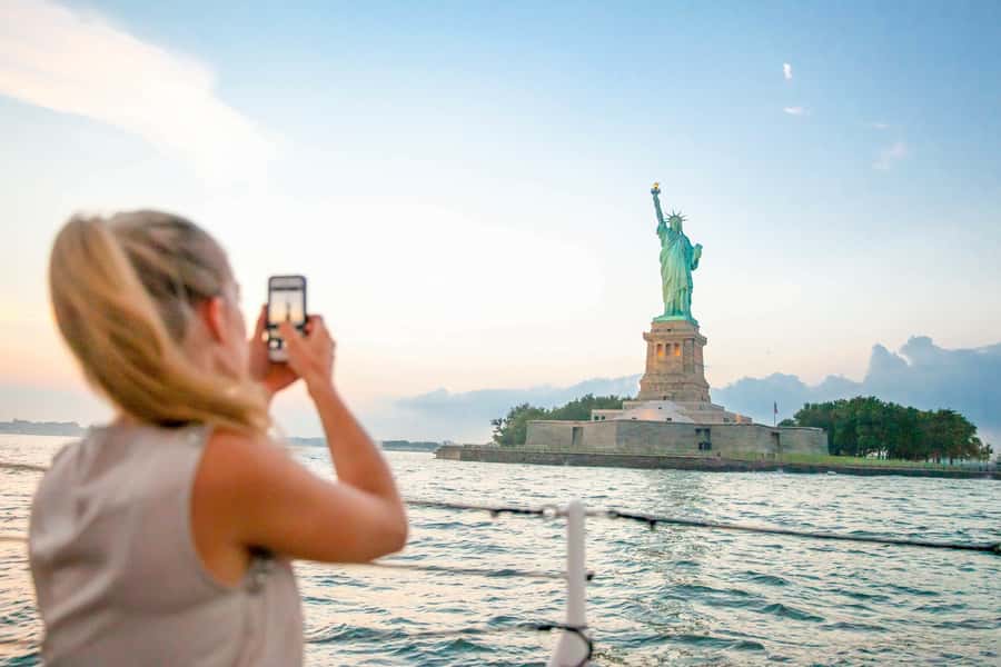 New York City: Statue of Liberty & Ellis Island with Ferry - Liberty Island: original torch museum plus audio at your pace
