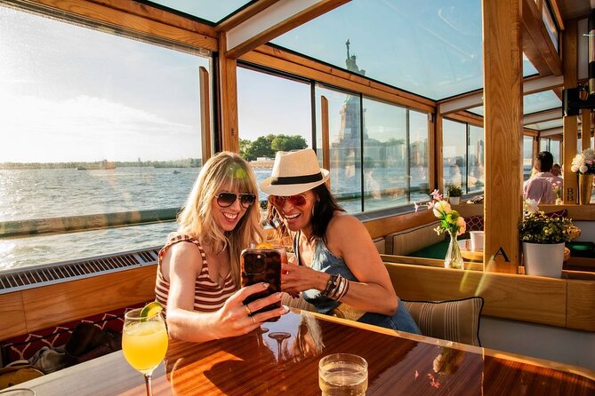 New York City Sunset Cruise on a Yacht - Inside Tables or Deck Benches: Comfort in Any Weather