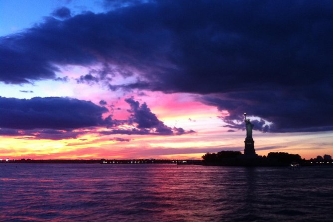 New York City Sunset Jazz Sail aboard Clipper City - The 1 Hour 45 Minute Route: Manhattan Views, Ellis Island, and Lady Liberty