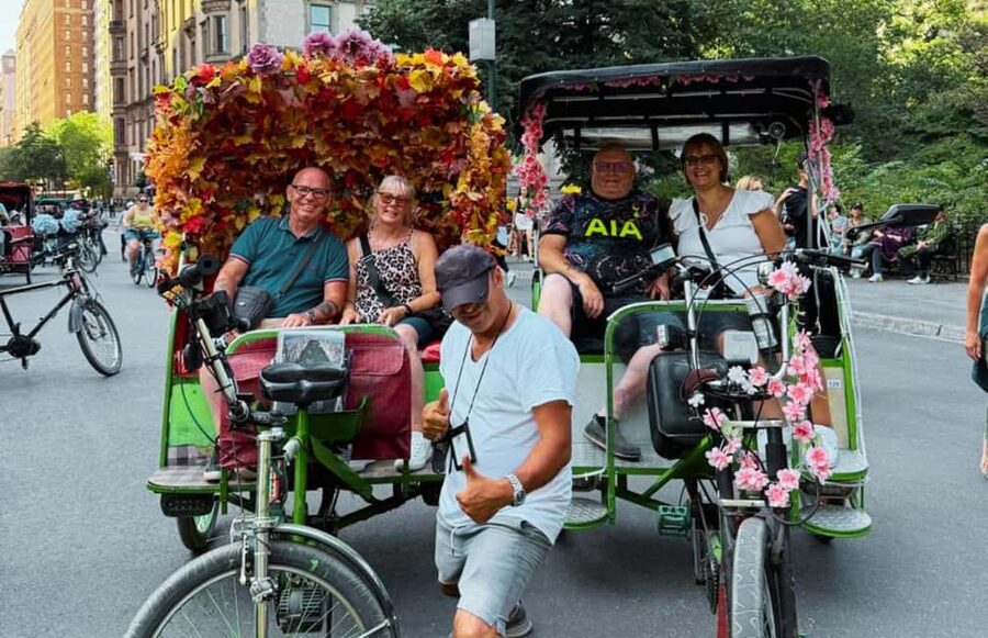 New York City: Top-Rated Central Park Pedicab Tour - Cherry Hill Fountain and the quieter park corners