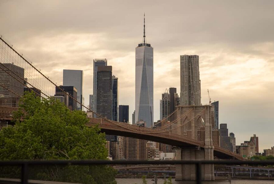 New York City Walk Tour Williamsburg DUMBO Brooklyn Bridge - Starting at Bank of America Financial Center: your launch point